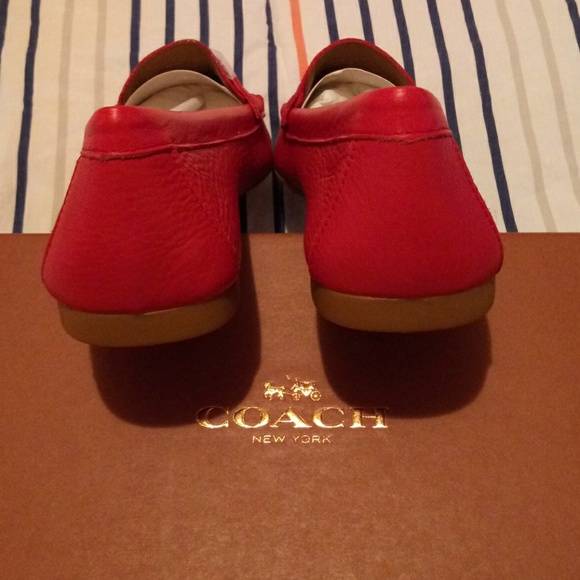 Coach Fredrica Pebble Grain Leather Loafer - Picture 3 of 6